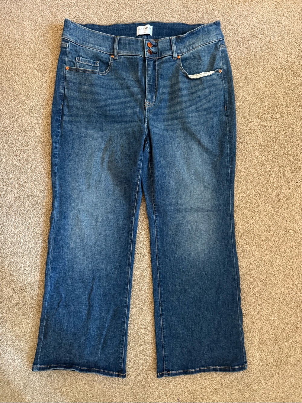 Lane Bryant Size 18 High Rise Bootcut Blue Jeans